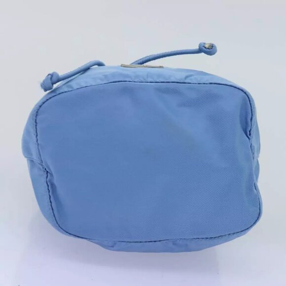 PRADA Drawstring Pouch Nylon Light Blue - Picture 4 of 14